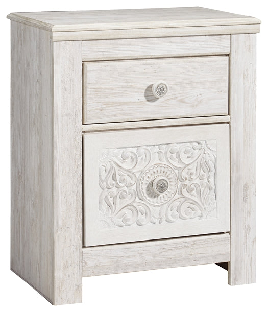 Paxberry Two Drawer Night Stand