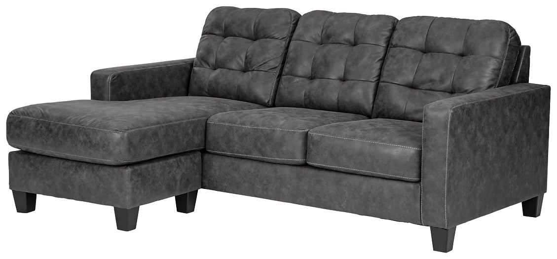 Venaldi Sofa Chaise, Chair, and Ottoman