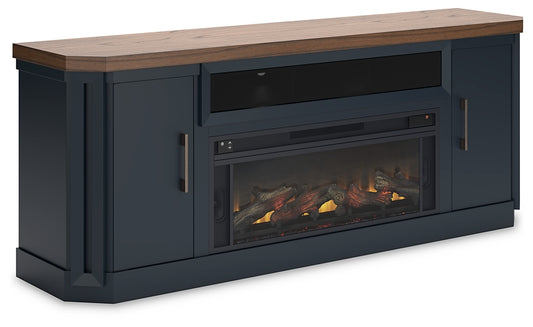 Landocken 83" TV Stand with Electric Fireplace