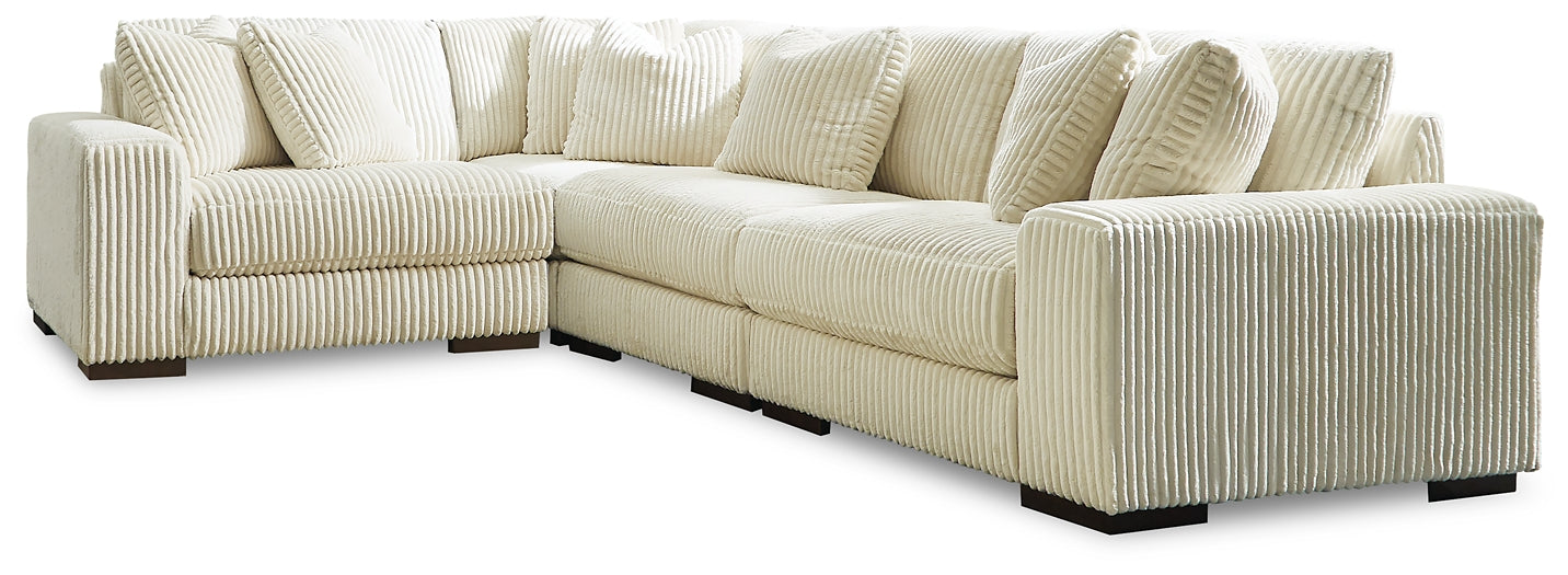 Lindyn 4-Piece Sectional with Ottoman