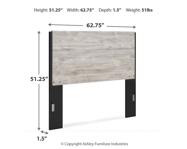 Vessalli Queen Panel Headboard with Mirrored Dresser