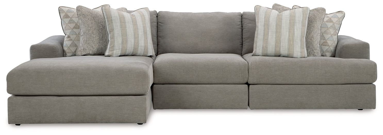 Avaliyah 3-Piece Sectional with Ottoman