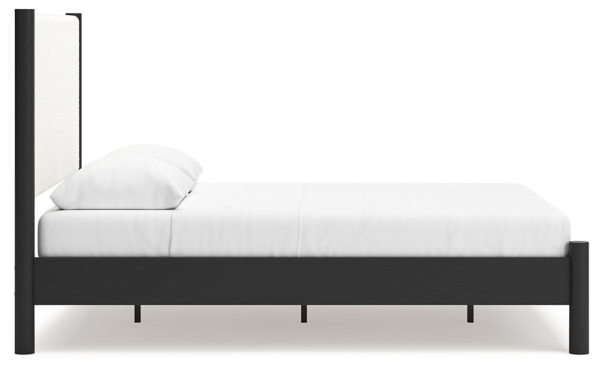 Cadmori  Upholstered Panel Bed