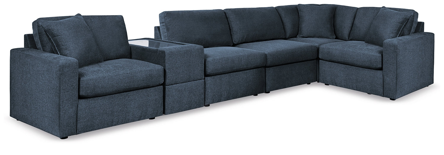 Modmax 6-Piece Sectional with Ottoman