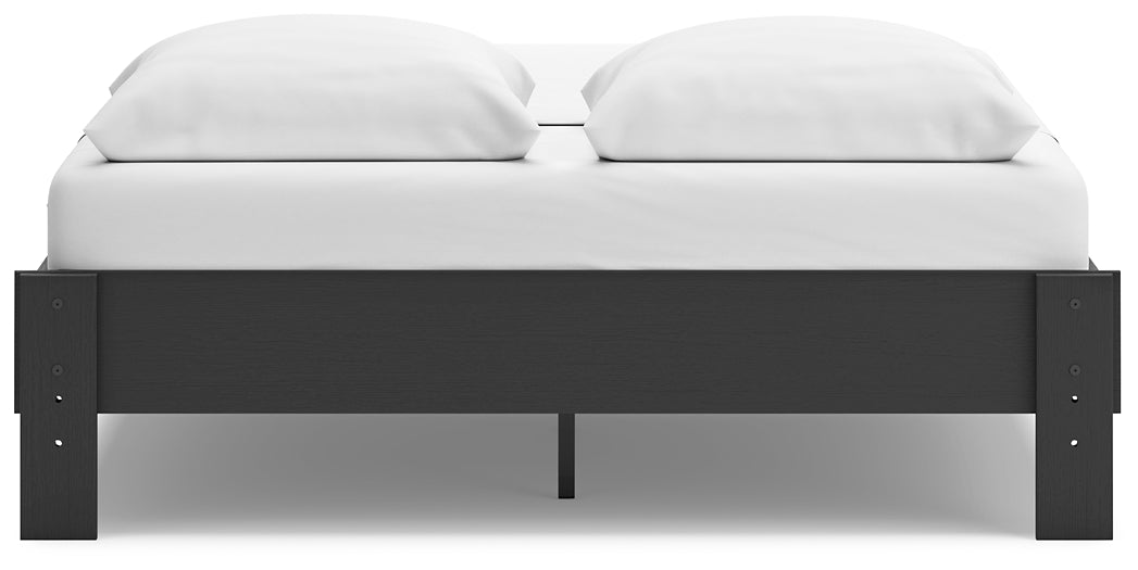 Socalle Queen Platform Bed with Dresser, Chest and Nightstand